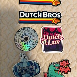 Dutch Bros stickers lot of 6